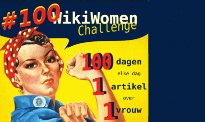 Doe mee aan #100WikiWomen Challenge! Doe mee aan #100WikiWomen Challenge!