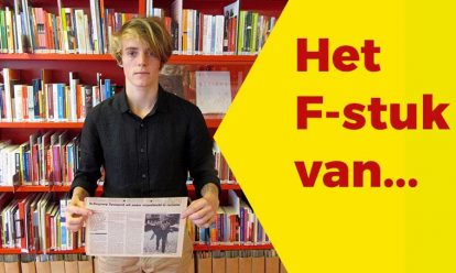 lisa bosveld met artikel uit archief spuugzat f-stuk Het ‘F-stuk’: Lisa Bosveld