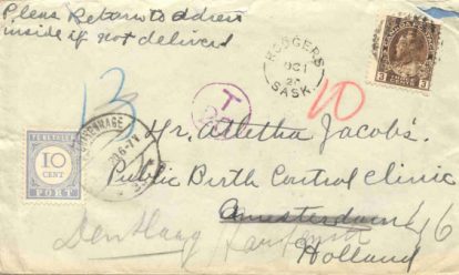 brief aan Aletta Jacobs - 1920 Lesmateriaal voor docenten