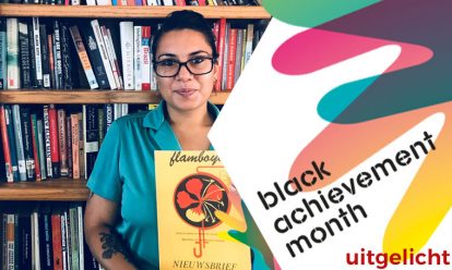 chandra frank met nieuwsbrief van flamboyant Black Achievement Month: Flamboyant laat zich niet temmen