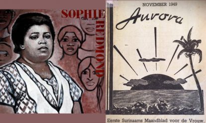 Sophie Redmond, tijdschrift Aurora, collectie Atria Vrouwenkiesrecht in Suriname
