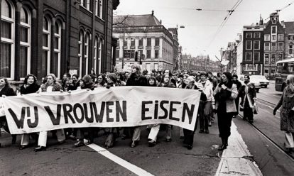 abortusdemonstratie Wij Vrouwen Eisen, Amsterdam, Raadhuisstraat, 1976? abortusdemonstratie Wij Vrouwen Eisen, Amsterdam, Raadhuisstraat, 1976?