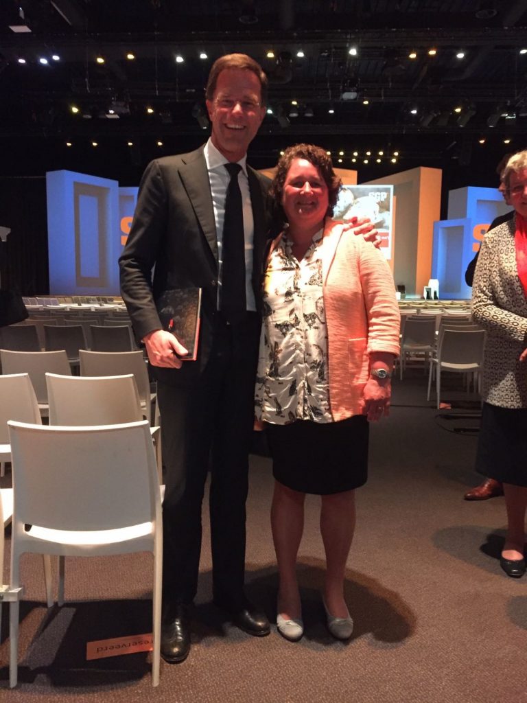Mark Rutte en Lilian Janse
