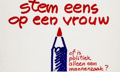 stem op een vrouw of is politiek alleen een mannenzaak? Voor het eerst in de geschiedenis evenveel vrouwen in het kabinet als mannen