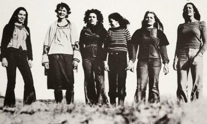 photo from poster for campaign no year but a life for women 1975 Dolle Mina (‘Mad Mina’)