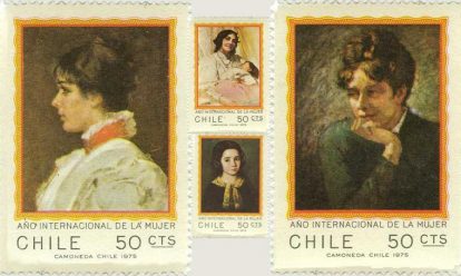 Vermeer’s Milkmaid on a stamp from Rwanda Vermeer’s Milkmaid on a stamp from Rwanda