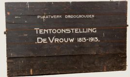 Watercolours in a crate