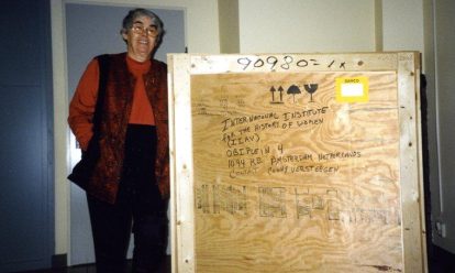 hanna papanek and box with publications for iav In Memoriam: Hanna Papanek