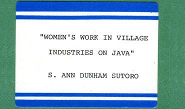 Ann dunhams dissertation