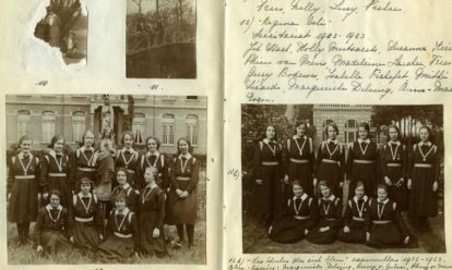 souvenirs du pensionat 1922 untill 1927 ‘Souvenirs du pensionnat’