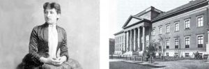 Aletta Jacobs as student at the University in Groningen
