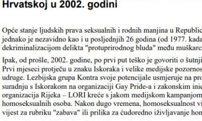 Stanje ljudskih prava seksualnih i rodnih manjina Stanje ljudskih prava seksualnih i rodnih manjina
