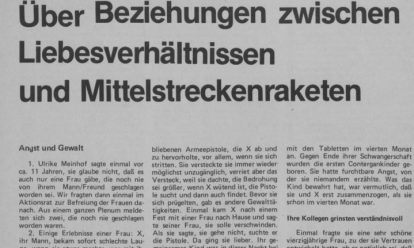 Über Beziehungen zwischen Liebesverhältnissen und Mittelstreckenraketen Über Beziehungen zwischen Liebesverhältnissen und Mittelstreckenraketen