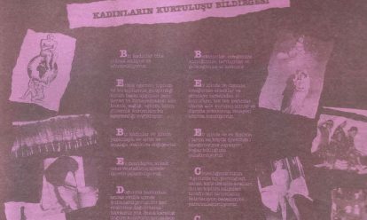 Kadınların Kurtuluşu Bildirgesi Kadınların Kurtuluşu Bildirgesi