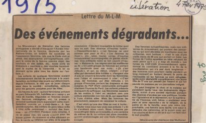 Lettre du MLM Lettre du MLM