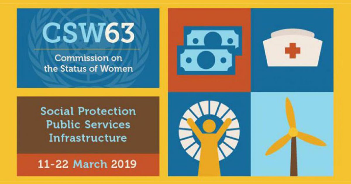 UN Commission on the Status of Women 2019 CSW