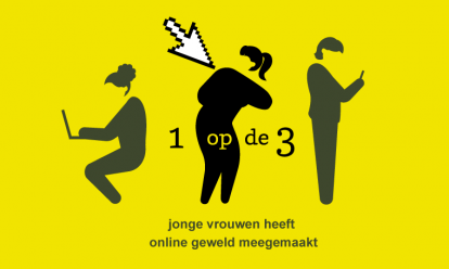 infographic 1 op de 3 jonge vrouwen heeft online geweld meegemaakt Geweld tegen vrouwen en meisjes
