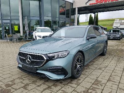 360° Außenansicht Mercedes-Benz E-Klasse T-Modell      E 200 T, AMG Line Advanced, AHK, Night-Paket, Winter-Paket, Distronic, Totwinkel-Ass.  