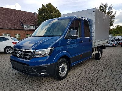 Volkswagen Crafter Pritsche Plane DoKa 35 2.0 TDI MR 4x4 / Klima 