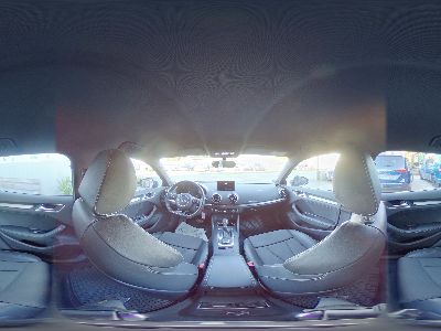 360° Innenansicht Audi A3 Sportback      S line Sportpaket quattro 2.0 TDI S-tronic  