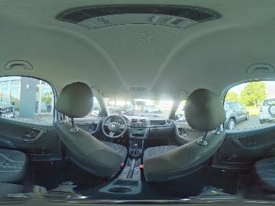 360° Innenansicht Skoda Roomster      1.4 Active Plus Edition+KLIMAANLAGE+ZV+EL. FENSTERHEBER+SITZHEIZUNG+CD+SUNSET+1.HAND!  