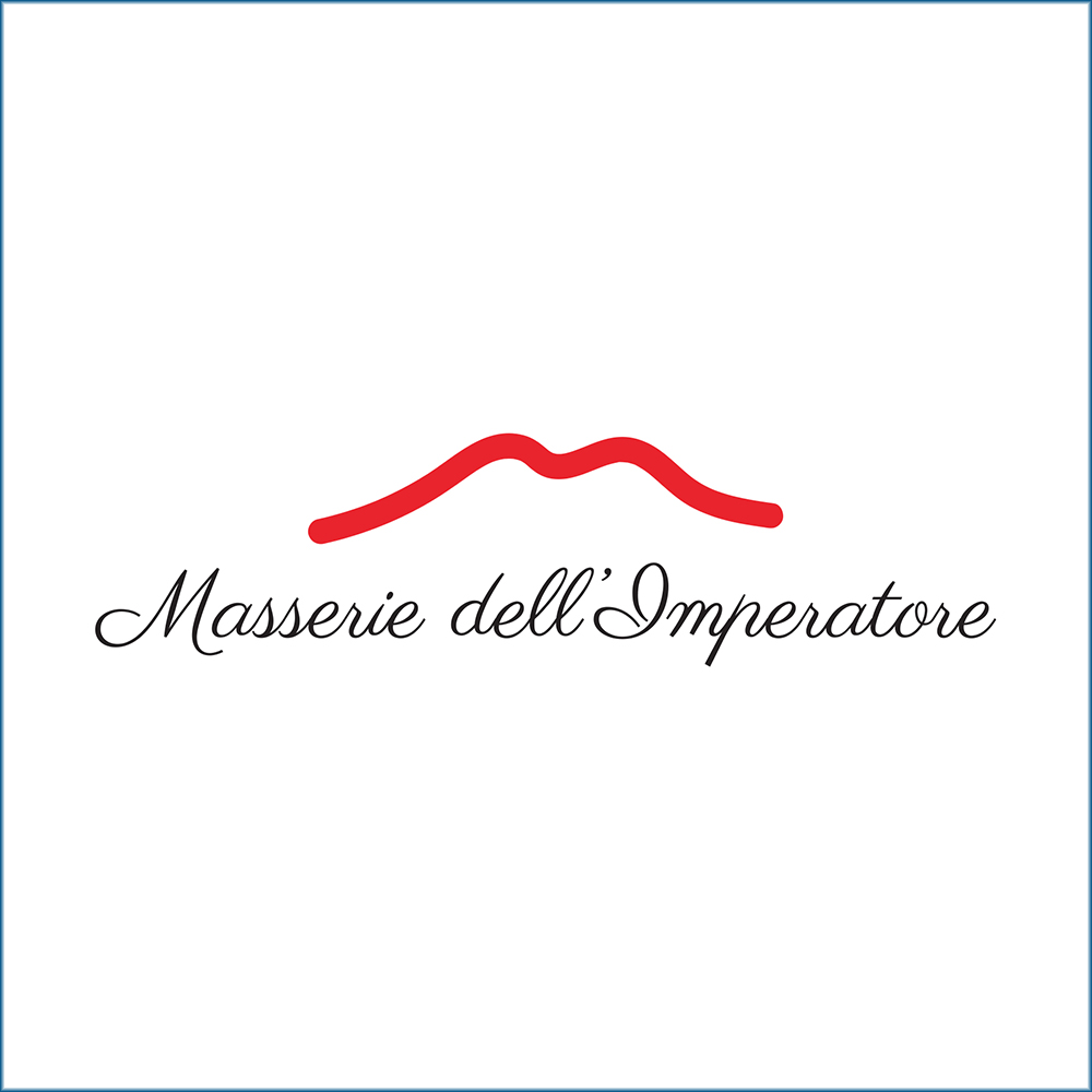Logo masserie dell'imperatore fucsia