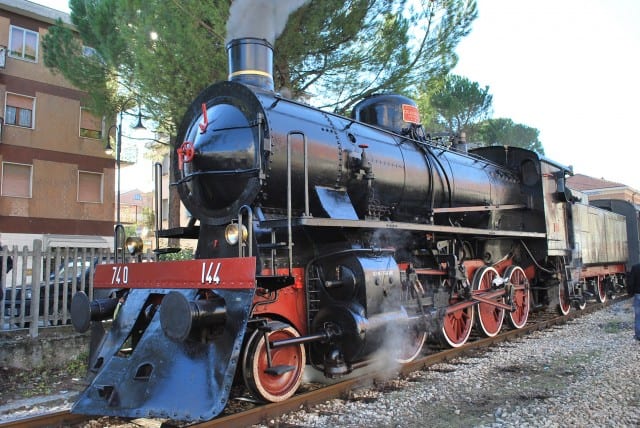 Locomotiva a vapore a Tolentino