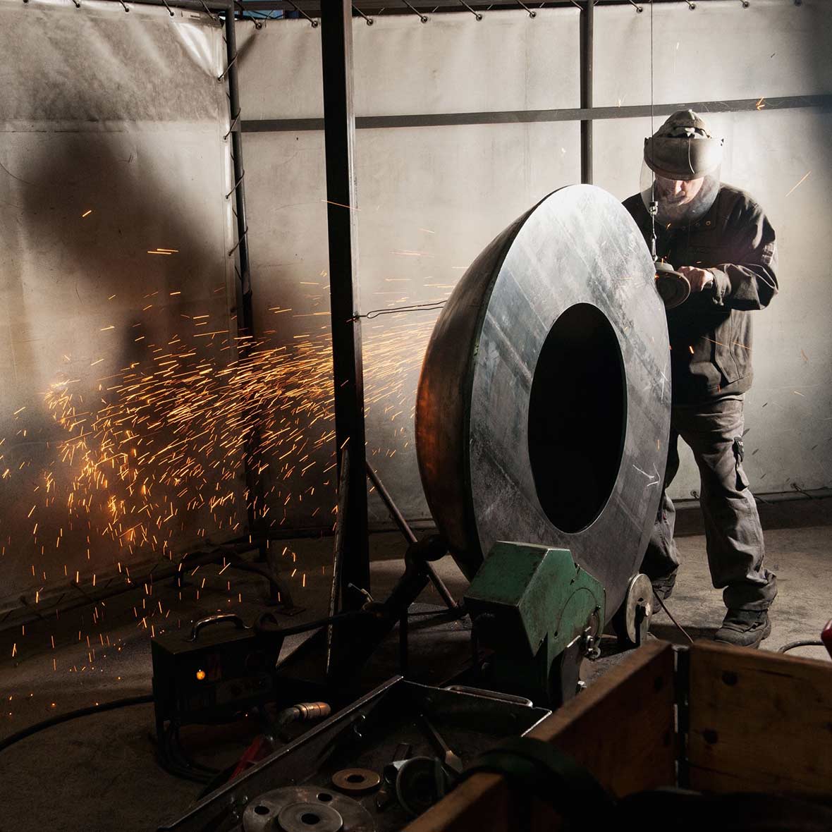 Feuerring - das Original, Skulptur und Grill in einem I bei Bestswiss