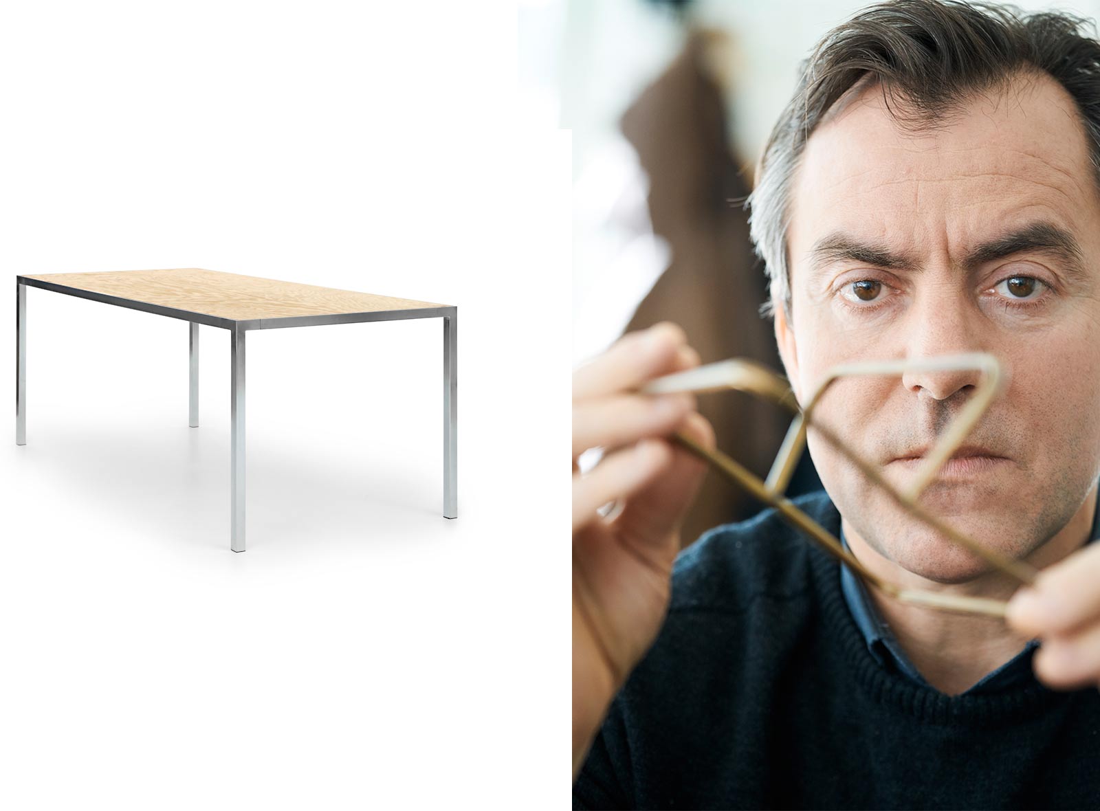 Blickfang Basel: Tisch mf system – Portrait: Mathias Frei