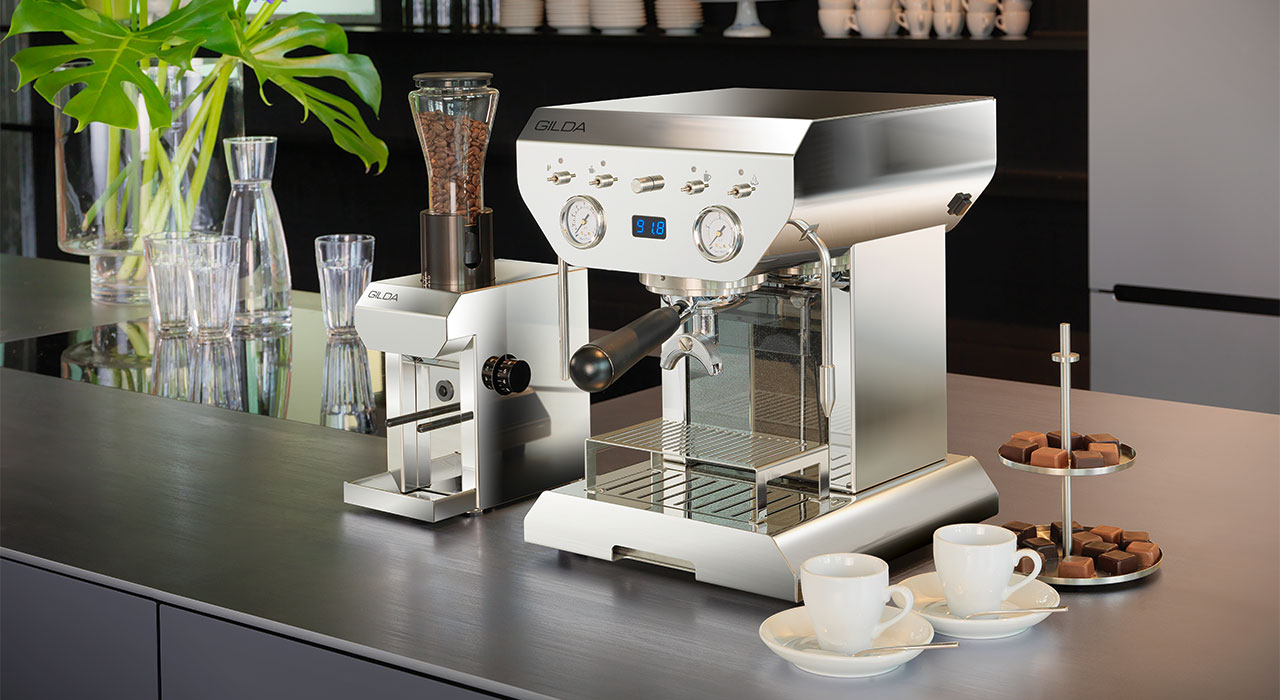 Gilda Kaffeemaschine Designschenken 2018 Gilda Kaffeemaschine Designschenken 2018