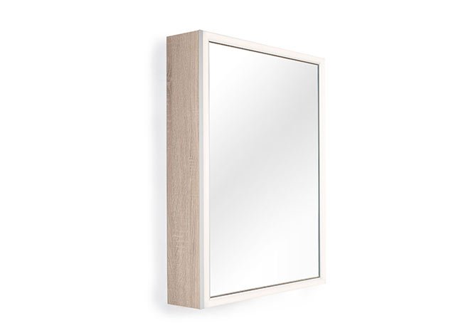 Spiegelschrank Vista mit Holzverkleidung Holz – Framo