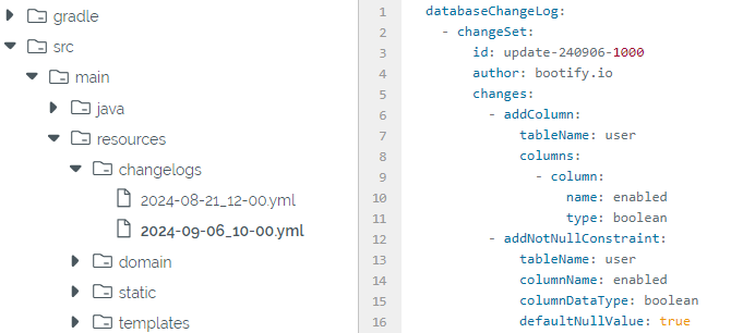 All adjustments in a dedicated changelog All adjustments in a dedicated changelog