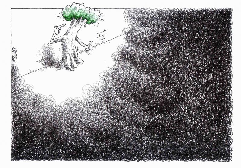 Cartoon by Ehsan Cheraghi Iranshahi