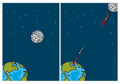 NASA rocket to the moon