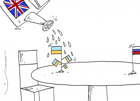 Peace negotiations politician