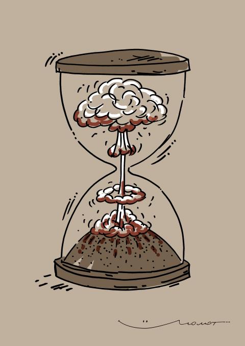Clock war explosion atom bomb apocalypse