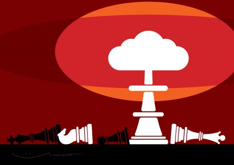 Chess bomb explosion war