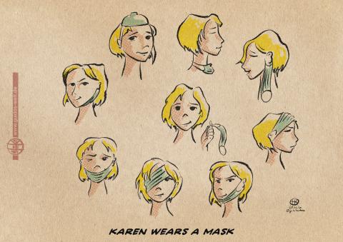 different ways not to wear a mask