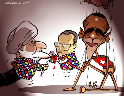 Cartoon about diplomacy
