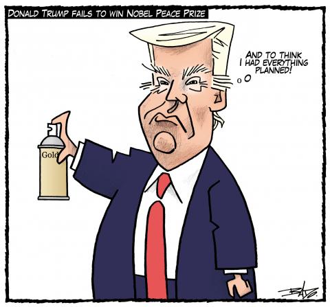 The Nobel Peace Prize eludes Donald Trump