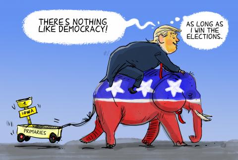 Donald Trump wins Iowa caucuses