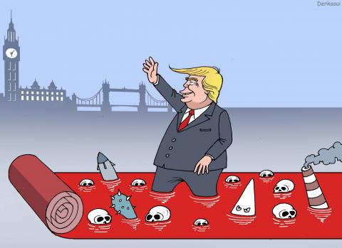 Trump’s visit to the UK