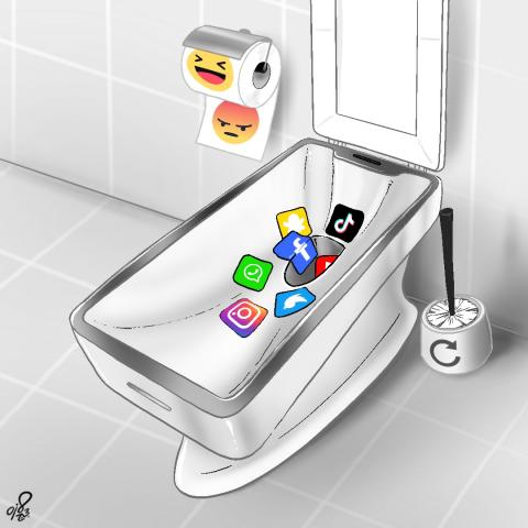 Social shitty media