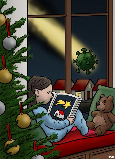Cartoon about Christmas