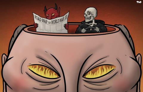 Cartoon about Ukraine.