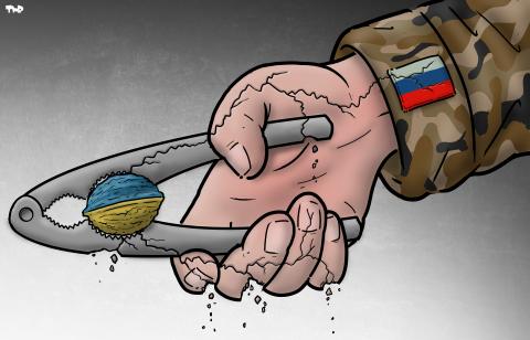Cartoon about Ukraine