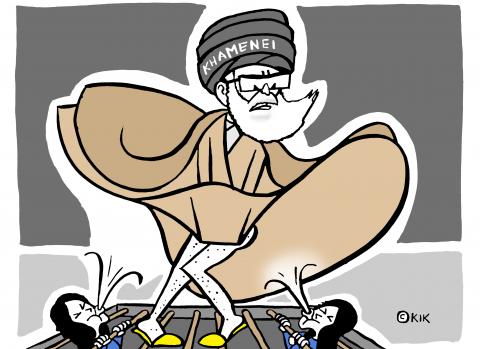 Women protest in Iran