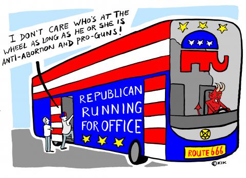 Republicans don't care who's in the driver seat