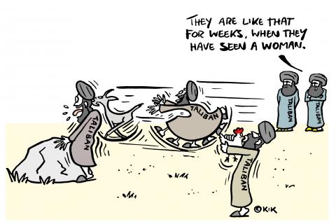 Why hiding women in Afghanistan