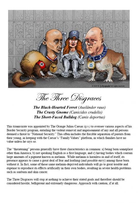 Three Disgraces Illustration and Commentary